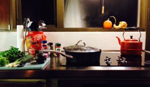 Can we talk about how easy stainless steel counters are to clean?